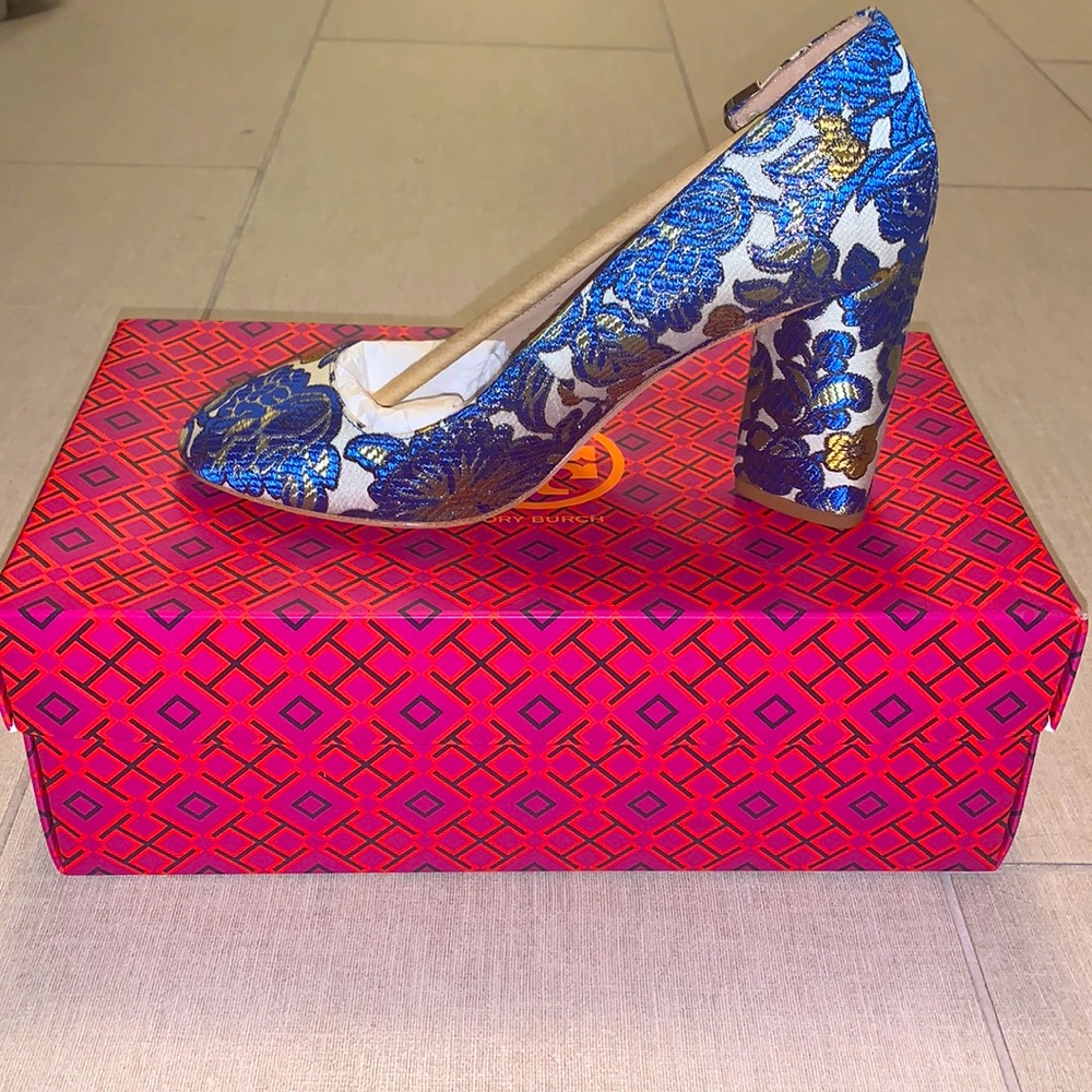 Tory Burch Brocade Pumps